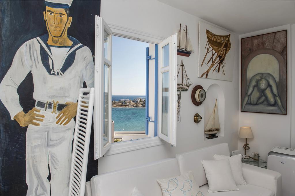 Aiolos Home With Private Veranda And Amazing Sea Views, Paros Piso Livadi Eksteriør bilde